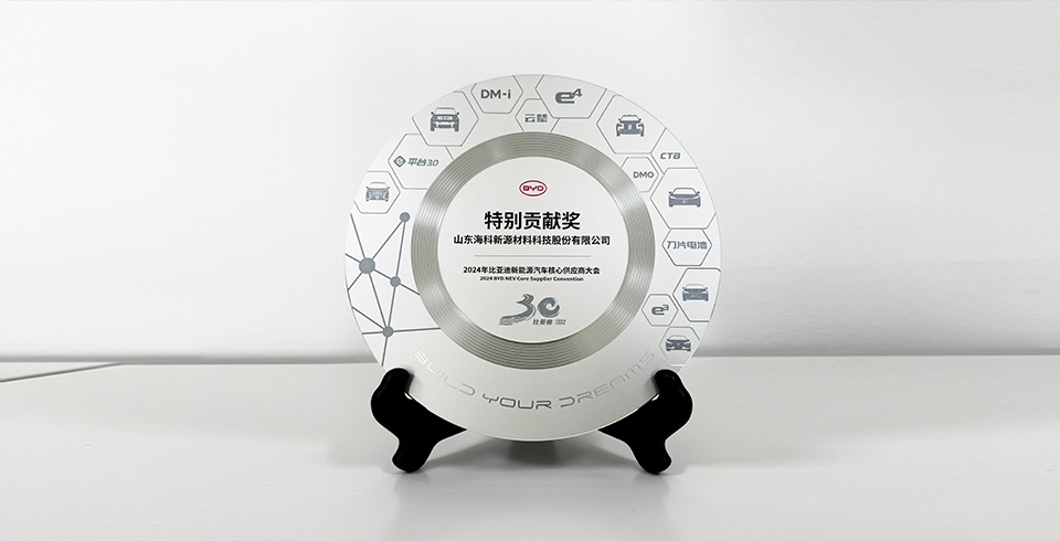 买球网站连续四年再度荣获比亚迪2024年“特别贡献奖”